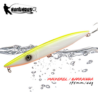 Hunthouse Don Belone ceruzás horgászcsali úszó sétakutya Topwater kemény csali 195mm 44g Long Cast Stickbait Leerfish Bluefish