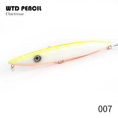 Hunthouse Don Belone ceruzás horgászcsali úszó sétakutya Topwater kemény csali 195mm 44g Long Cast Stickbait Leerfish Bluefish