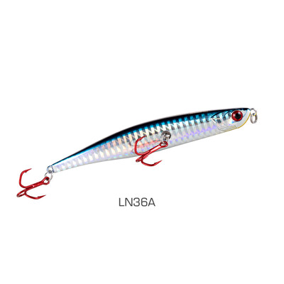 HISTAR 1 vnt. Viršutiniame vandenyje plūduriuojantis pieštukas, metalinis sužeistas žuvies masalas, 3D dirbtinė akis, aukštos kokybės, ryškiai plaukiantis kietas masalas