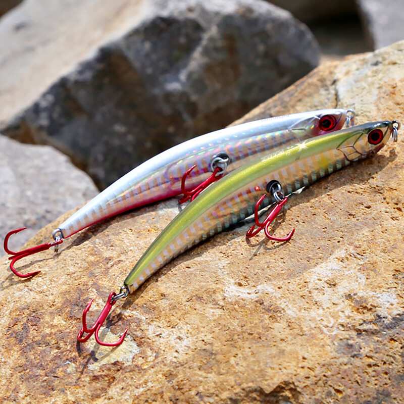 HISTAR 1 vnt. Viršutiniame vandenyje plūduriuojantis pieštukas, metalinis sužeistas žuvies masalas, 3D dirbtinė akis, aukštos kokybės, ryškiai plaukiantis kietas masalas