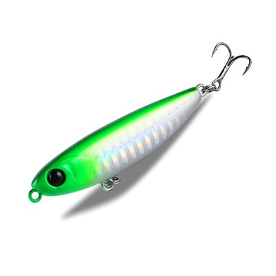 ASINIA Topwater úszó ceruzás csalik jerkbaits 60mm/6g mesterséges lötyögős kemény csali tengeri sügér ponty csali horgászathoz