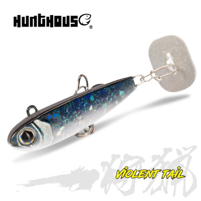 Hunthouse VIB Metal Jig Püügilant Uppuv jigimine Kõva sööt vägivaldne Rattle Tail 10g 18g 24g Lusikas Merevesi Ahvenahven kala