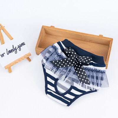 Kisállatruházat Egészségügyi Pelenka Mosható Kutya Rövidnadrág Zaklatás elleni Biztonsági Bugyi Kutya Csíkos Fiziológiás Nadrág Barkácsolás Aranyos