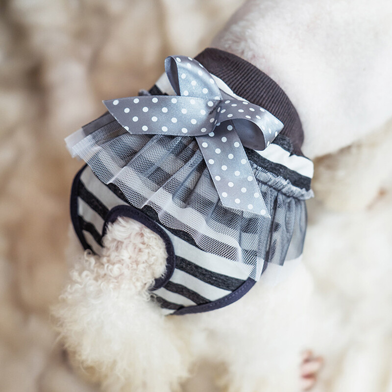 Kisállatruházat Egészségügyi Pelenka Mosható Kutya Rövidnadrág Zaklatás elleni Biztonsági Bugyi Kutya Csíkos Fiziológiás Nadrág Barkácsolás Aranyos