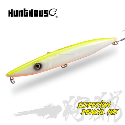 Hunthouse Topwater Pencil Fishing Lure Floating Hard Bait Long Cast 195mm44g Stickbait Bluefish Don Belone Αντιμετώπιση ψαριών αλμυρού νερού