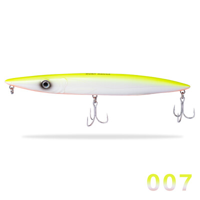 „Hunthouse Topwater Pencil“ žvejybos masalas plūduriuojantis kietas masalas, ilgas užmetimas 195 mm44 g „Sticbait Bluefish Don Belone“ sūraus vandens žuvies reikmenys