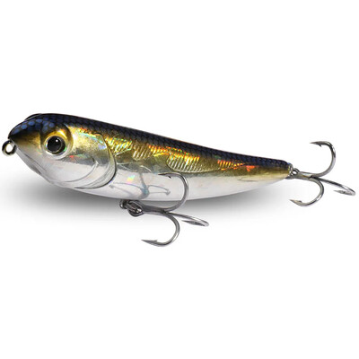 Walk The Dog Topwater zvejas māneklis 15g 11cm peldošs zīmuļa ēsma 3D Swimbait Fishhook Popper Pesca Vobleris Minnow Gear Crankbait