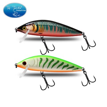 TOP TACKLE INDUSTRIES Потъваща примамка за риболов на Minnow 7cm 10g Изкуствена примамка за пъстърва Stream Lake Jerkbait Rockfishing твърди примамки