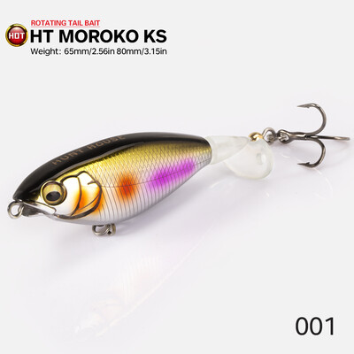 Hunthouse Fishing Karashi Rotating Tail Pencil Fishing Lure 65mm/5.7g 80mm/10.8g peldoši Whopper Popper vobleri basam