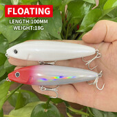 1db Surface Stickbait 100mm 18g Ceruzacsali Bass Carp Skitter Doggy Wobbler Topwater Pesca Hard Bait 9156