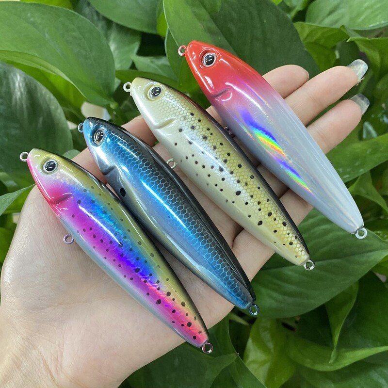 1db Surface Stickbait 100mm 18g Ceruzacsali Bass Carp Skitter Doggy Wobbler Topwater Pesca Hard Bait 9156