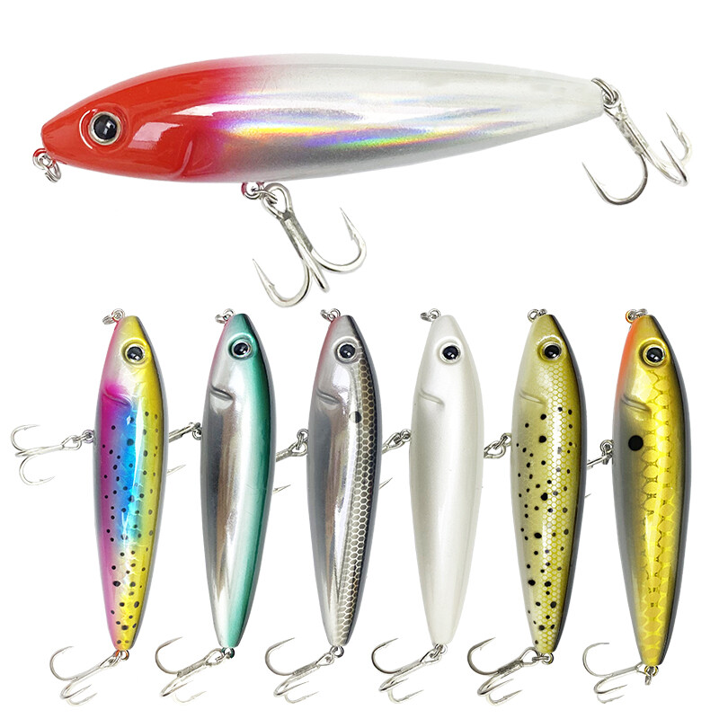 1db Surface Stickbait 100mm 18g Ceruzacsali Bass Carp Skitter Doggy Wobbler Topwater Pesca Hard Bait 9156