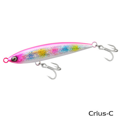 TSURINOYA 160mm 60g Topwater Pieštukas CRIUS 160F Dirbtinis kietas masalas Tunams GT velkamasis vobleris didelis žvejybos masalas