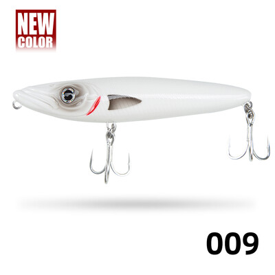 D1 paviršiaus pieštukas žuvies masalas 70 mm / 140 mm Walk the Dog Dirbtinis kietas masalas Plastikinis vaikštynėlis plaukimo ešerinių upėtakių žvejybos reikmenims