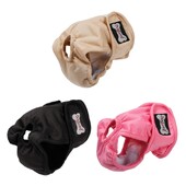 X6HD mosható kutyapelenka légáteresztő női egészségügyi bugyi rövidnadrág újrafelhasználható kutyus menstruációs nadrág inkontinencia