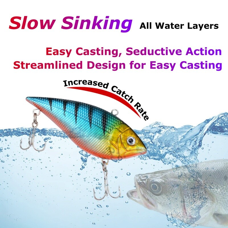 Wobleris Wobleris Crankbait Bass Lydekos ešerių reikmenys Žvejybai jūroje Triukšminga sistema