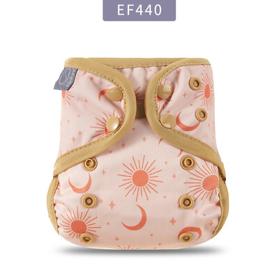 Elinfant Husă pentru scutece pentru nou-născut Husă lavabilă pentru bebeluși, cu animale din desene animate, scutece reglabilă, reutilizabilă, disponibile.