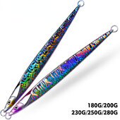 1 KOM Metalna šablona mamac 180-200-230-250-280 g mamac za ribolov na bacanje s obale Trolling jigging mamac Pesca Isca Umjetni Cebo