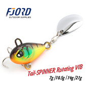 FJORD Tail Spinner Baits 7g 10.5g 14g 21g Horgászcsali Vib Metal Casting Shore Jig Spoon Fishing mesterséges csali kiegészítők