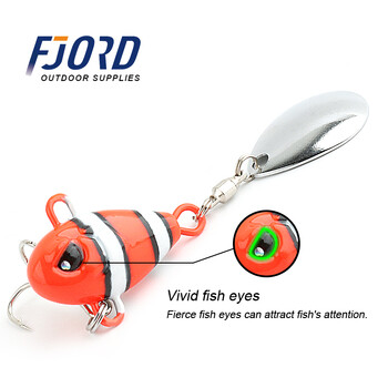 FJORD Tail Spinner Baits 7g 10,5g 14g 21g Fishing Lure Vib Metal Casting Shore Jig Spoon Fishing Artificial Bait Accessories