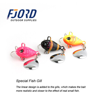 FJORD Tail Spinner Baits 7g 10,5g 14g 21g Fishing Lure Vib Metal Casting Shore Jig Spoon Fishing Artificial Bait Accessories