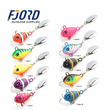 FJORD Tail Spinner Baits 7g 10,5g 14g 21g Fishing Lure Vib Metal Casting Shore Jig Spoon Fishing Artificial Bait Accessories