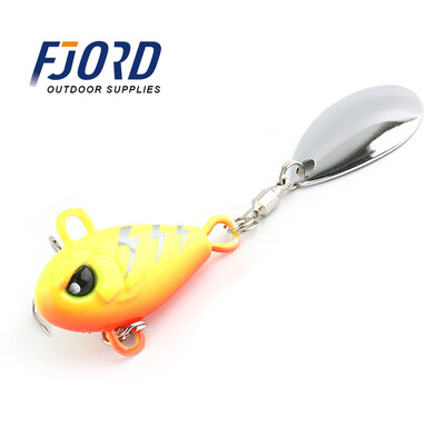 FJORD Tail Spinner Baits 7g 10.5g 14g 21g Horgászcsali Vib Metal Casting Shore Jig Spoon Fishing mesterséges csali kiegészítők