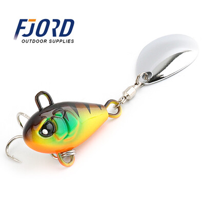 FJORD Tail Spinner Baits 7g 10.5g 14g 21g Horgászcsali Vib Metal Casting Shore Jig Spoon Fishing mesterséges csali kiegészítők