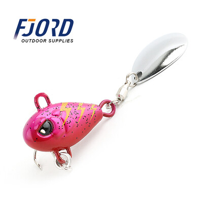 FJORD Tail Spinner Baits 7g 10.5g 14g 21g Horgászcsali Vib Metal Casting Shore Jig Spoon Fishing mesterséges csali kiegészítők
