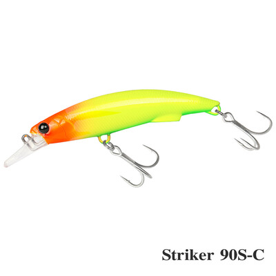TSURINOYA Nalucă de pescuit cu scufundare de pescuit grea 90S 90mm 37g STRIKER Long Casting Momeală dură de înaltă rezistență Pescuit de mare Ton Model