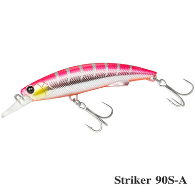 TSURINOYA Nalucă de pescuit cu scufundare de pescuit grea 90S 90mm 37g STRIKER Long Casting Momeală dură de înaltă rezistență Pescuit de mare Ton Model
