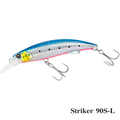 TSURINOYA Nalucă de pescuit cu scufundare de pescuit grea 90S 90mm 37g STRIKER Long Casting Momeală dură de înaltă rezistență Pescuit de mare Ton Model