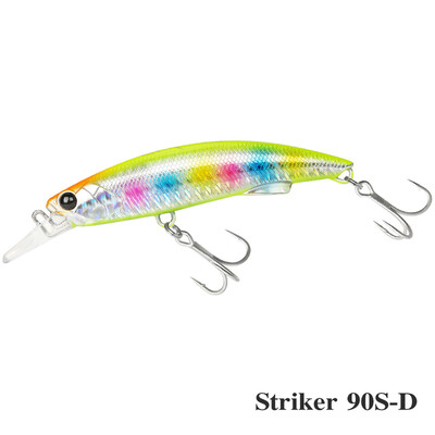 TSURINOYA Nalucă de pescuit cu scufundare de pescuit grea 90S 90mm 37g STRIKER Long Casting Momeală dură de înaltă rezistență Pescuit de mare Ton Model