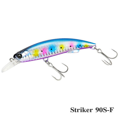 TSURINOYA Nalucă de pescuit cu scufundare de pescuit grea 90S 90mm 37g STRIKER Long Casting Momeală dură de înaltă rezistență Pescuit de mare Ton Model