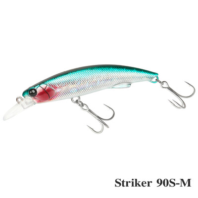 TSURINOYA Nalucă de pescuit cu scufundare de pescuit grea 90S 90mm 37g STRIKER Long Casting Momeală dură de înaltă rezistență Pescuit de mare Ton Model