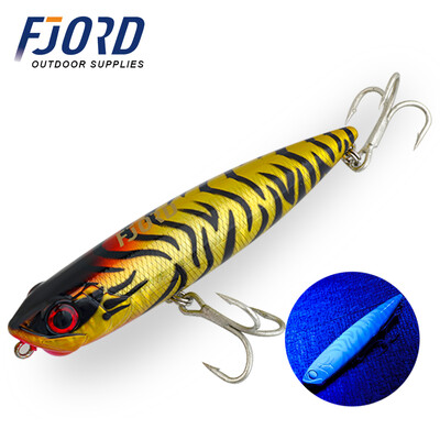 FJORD 31g pieštukas žvejybos masalas 130 mm vandens paviršinis gėlavandenis netikras masalas paviršinis kietas jūros dirbtinis masalas Žuvies įranga žvejybai