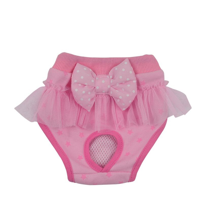 2024 Új kutya macska bugyi pamut bugyi kisállat fiziológiai nadrág kutya pelenka ruhák hercegnő kisállat bugyi kisállat ruházat