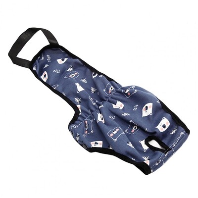 Mājdzīvnieku menstruālās bikses Atkārtoti lietojama ūdensnecaurlaidīga suņu autiņbiksīšu siksna ar multfilmu rakstu Sieviešu biksītes Šorti Pet fizioloģiski kucēnam