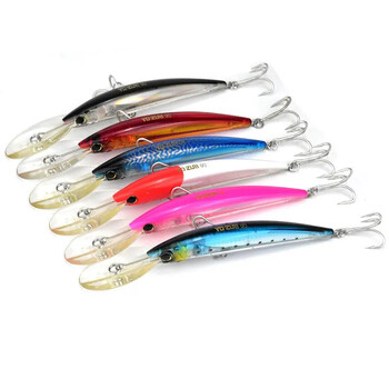 Ψάρεμα Luya Bait Long Tongue Mino Diving 170mm/24,5g Προσομοίωση Fake Bait Shallow Sea Fishing Bass Fish Bait