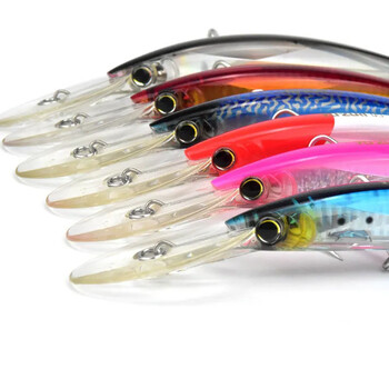 Ψάρεμα Luya Bait Long Tongue Mino Diving 170mm/24,5g Προσομοίωση Fake Bait Shallow Sea Fishing Bass Fish Bait