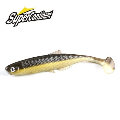 Αδύνατη υπερηπειρωτική ShadTeez T-tail 5cm/7,5cm/12cm Pike Zander Predator Fishing 3d eyes Μαλακό δέλεαρ Θέλγητρα ψαρέματος