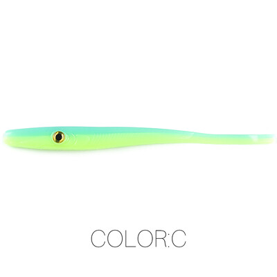 Supercontinent Crazy Slug 185 mm/3 ks 125 mm/6 ks Mäkká rybárska návnada, morský vlk, umelá návnada, silikónový červ, úhor, ihličie