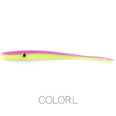 Supercontinent Crazy Slug 185 mm/3 ks 125 mm/6 ks Mäkká rybárska návnada, morský vlk, umelá návnada, silikónový červ, úhor, ihličie