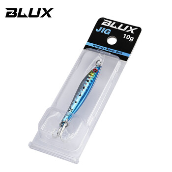 BLUX Mini SAURY 5g 10g Jigging Spoon Long Cast Metal Jig Micro Lead Bait Примамка за соленоводен риболов Изкуствени принадлежности Скумрия Bass