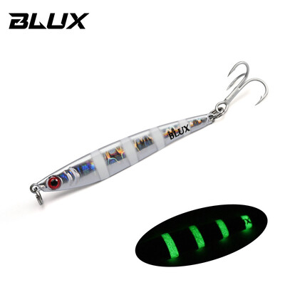 BLUX Mini SAURY 5g 10g Metāla džiga mikrosvina ēsma Sālsūdens zvejas māneklis Mākslīgie piederumi Makreles bass