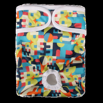 BIAI 1 tk taaskasutatav emane koera mähe pestav lemmiklooma füsioloogilised püksid veekindel pehme jää siidist riidest mähe