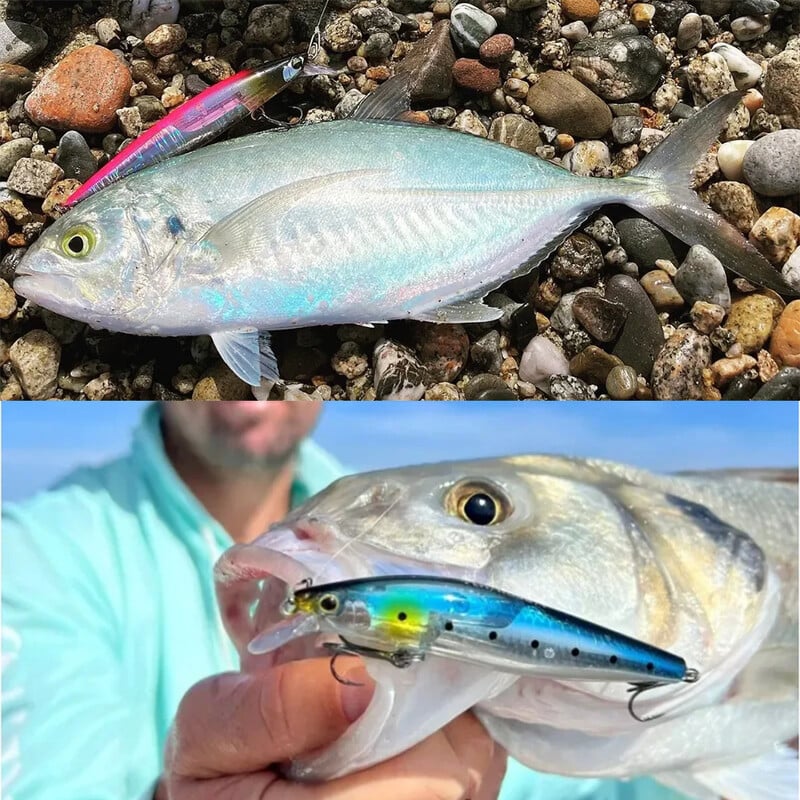 D1 plūduriuojantis Minnow žvejybos masalas 120mm20g/145mm27g Flash Flake Vobleris EXSENCE Shallow Silent Assassin kietas masalas