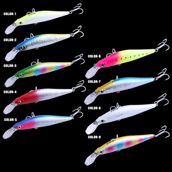 FJORD 52g Sea Fishing Minnow 130 мм потъваща примамка Фалшиви твърди примамки Troll Saltwater Swimbaits Jerkbait Изкуствена примамка Риболовни артикули