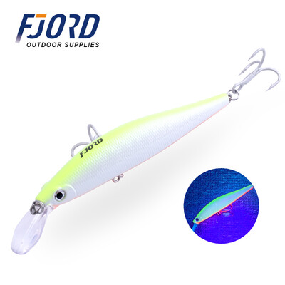 FJORD 52g Pescuit de mare Minnow 130mm Naluca de scufundare Momeli dure false Troll Momeală de înot cu apă sărată Jerkbait Articole de pescuit cu momeală artificială