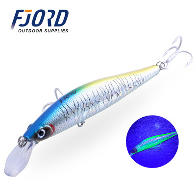 FJORD 52g Pescuit de mare Minnow 130mm Naluca de scufundare Momeli dure false Troll Momeală de înot cu apă sărată Jerkbait Articole de pescuit cu momeală artificială